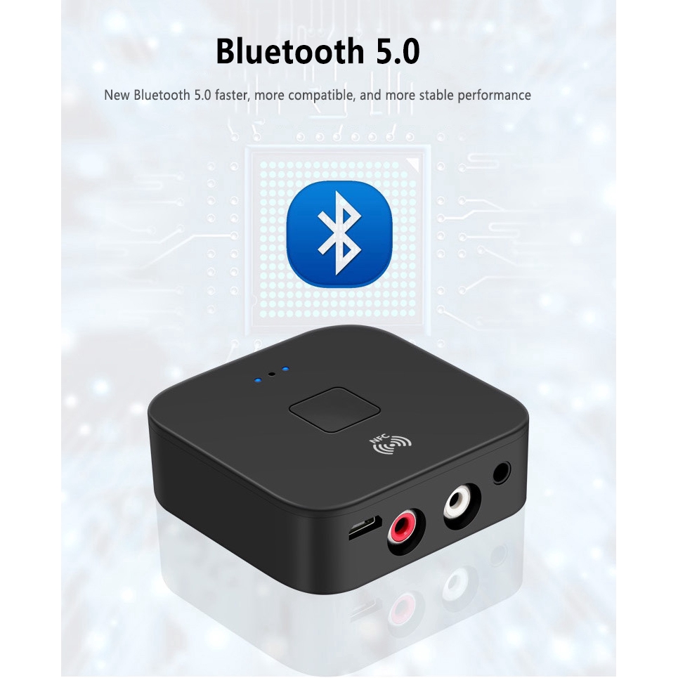 Đầu thu Bluetooth không dây 5.0 aptX LL RCA NFC 3.5mm