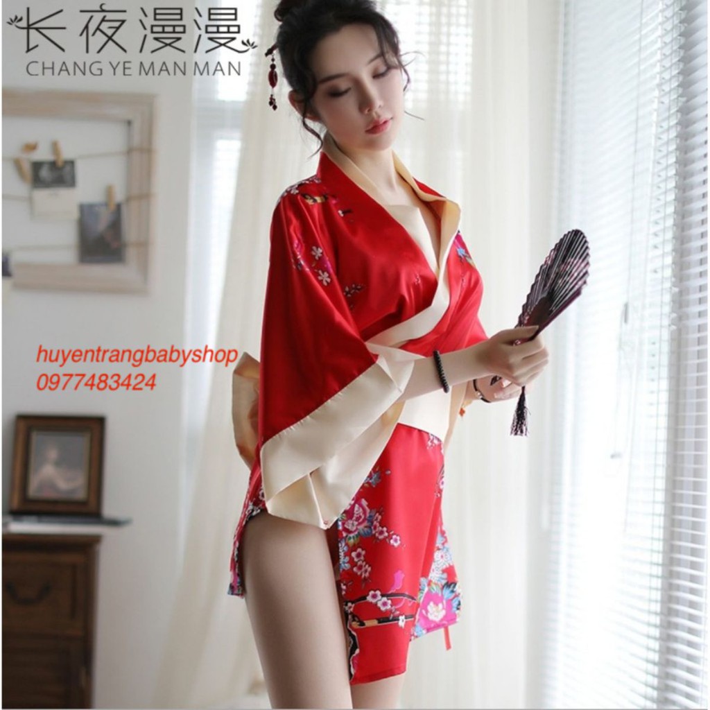 Cosplay Kimono cao cấp Nhật Bản không kèm quạt 1306 CP14