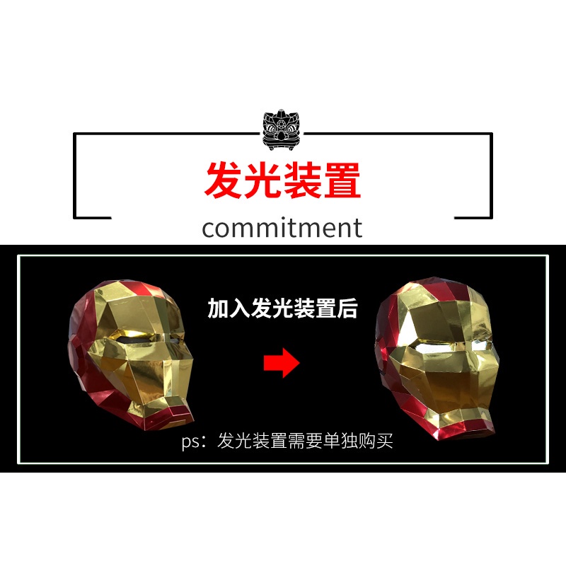 Mô Hình Đầu Người Sắt Có Cơ Khí Mặc Trang Trí Thủ Công diy