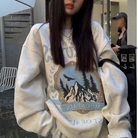 Set Nỉ Bông FORUYES Unisex 🌸Bộ đồ áo Dài tay hoodie quần ống boom