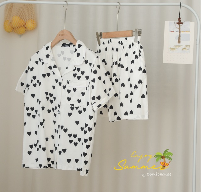 [Mã WAPUSH hoàn 12% xu đơn 99k] Pijama thô lụa comic | BigBuy360 - bigbuy360.vn