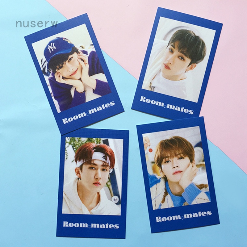 Set 8 Tấm Thẻ Ảnh In Hình Các Thành Viên Nhóm Nhạc Kpop Stray Kids 2022