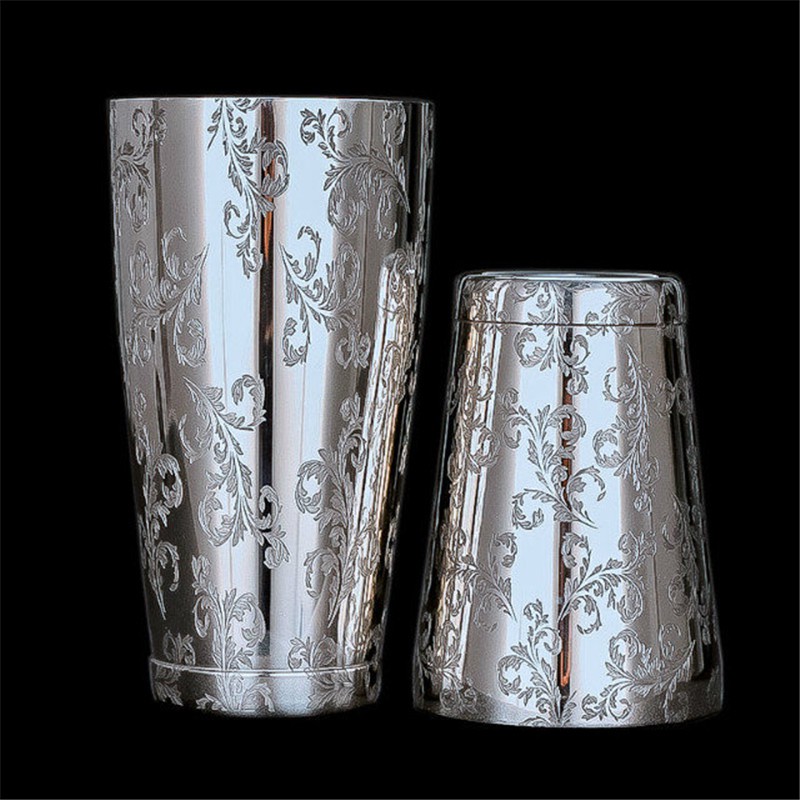 Boston Shaker Trạm Họa Tiết - Dụng cụ bartender