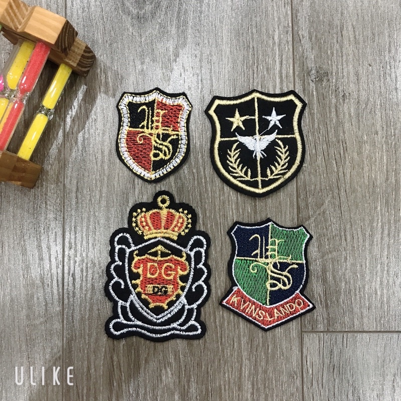 Sticker Thêu đính ngực áo nam + bé trai