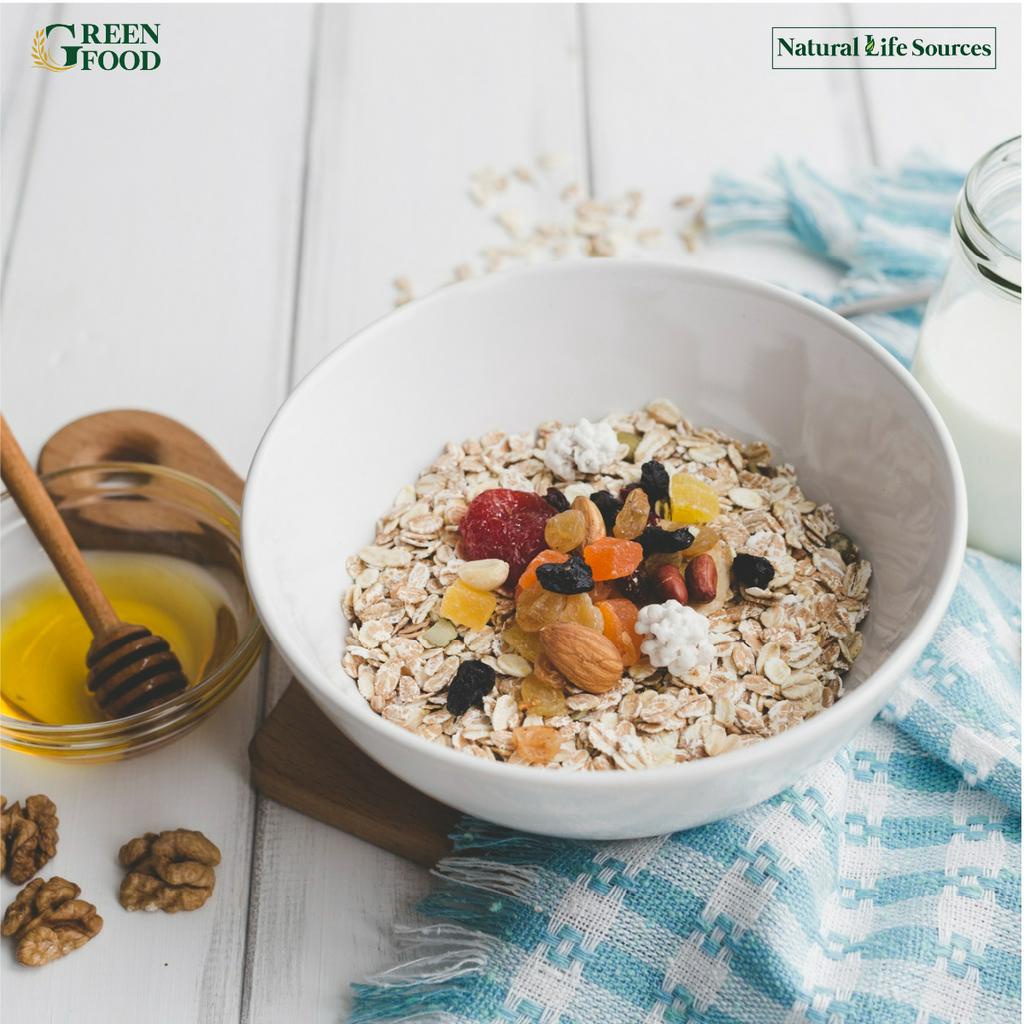 Yến mạch Chile JUST OATS nguyên chất cán dày | Túi 454g (Date 3.2024)
