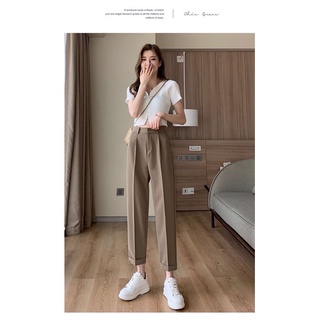 Quần tây công sở nữ lật gấu