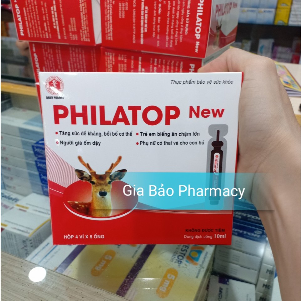 PHILATOP ống nhựa ( hộp 20 ống )