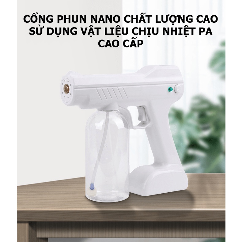 Máy phun sương khử trùng khử khuẩn cầm tay tiện lợi kèm tia cực tím MPS00003