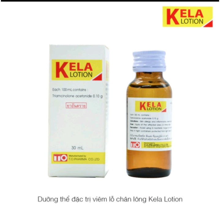 KELA LOTION viêm nang lông - Lotion dưỡng da