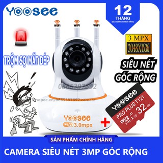 CAMERA SIÊU NÉT GÓC RỘNG YOOSEE UHD 3.0 MPX TIẾNG VIỆT