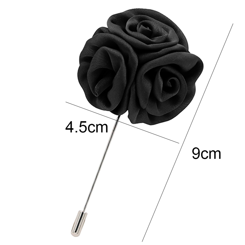 Ghim cài áo hình hoa hồng xinh xắn dành cho nữ