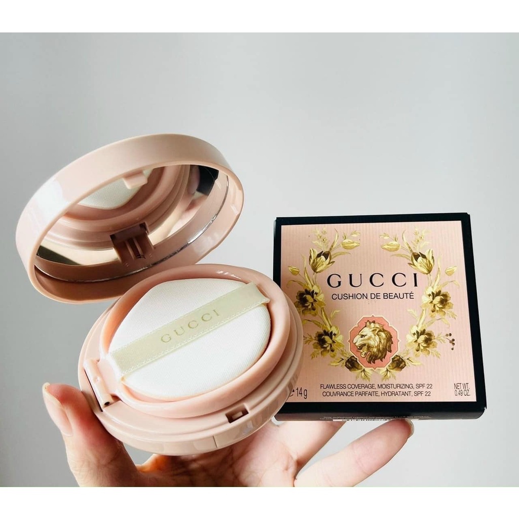 Phấn Nước Cushion Gucci De Beauté 14g - Siêu Mỏng Nhẹ, Kiềm Dầu