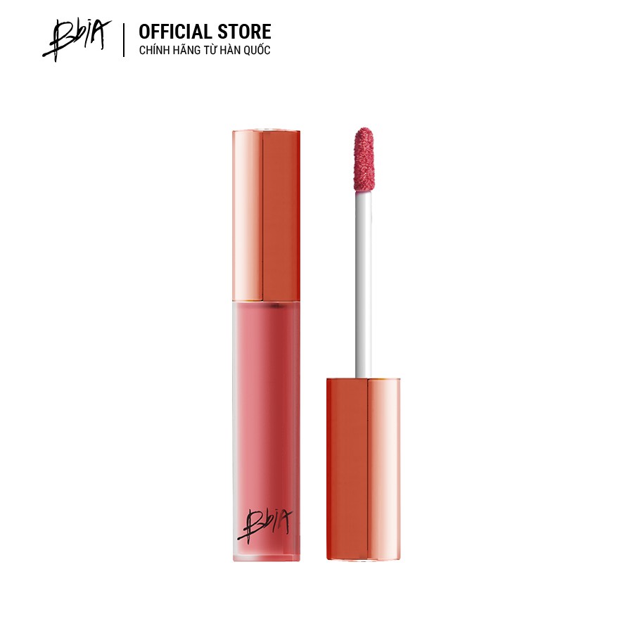 Son kem lì Bbia Last Velvet Lip Tint Version 4 - 16 More Graceful (Màu cam san hô) 5g - Bbia Official Store