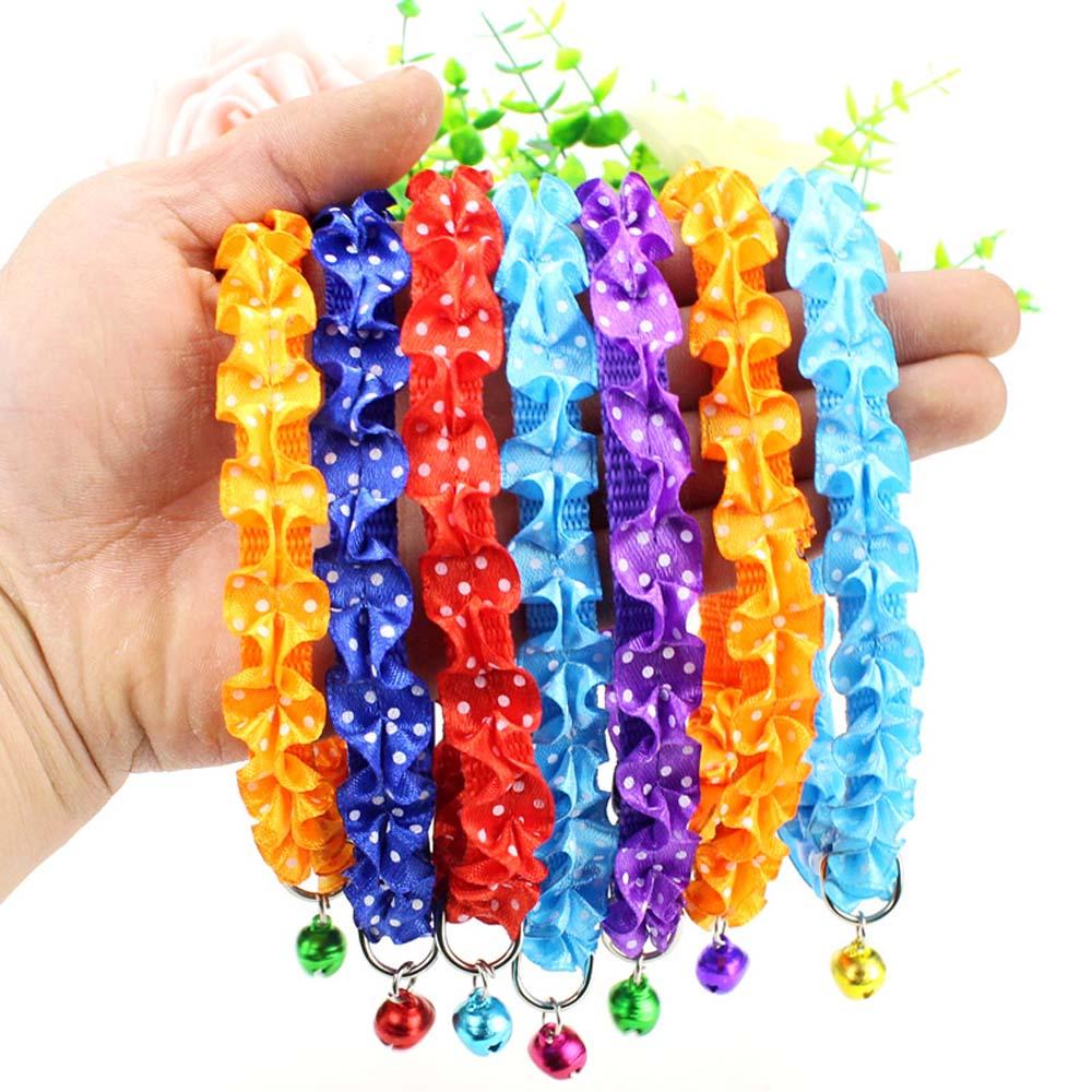 Vòng Cổ Họa Tiết Chấm Bi Cho Thú Cưng