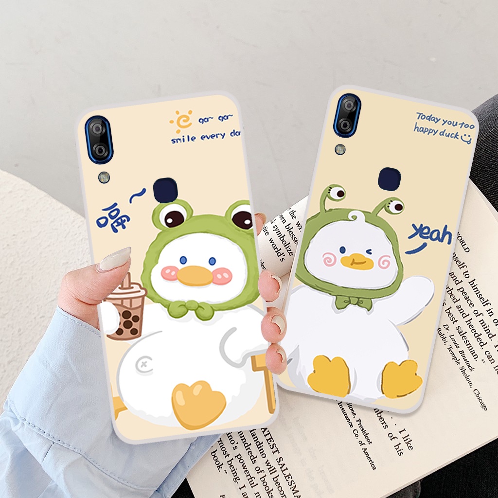 Ốp lưng Vsmart Joy 1/ Joy 1 Plus/ Joy 1+/ Joy 2 Plus/ Joy 2+ chú vịt đáng yêu, lucky duck, ốp cặp đôi dễ thương