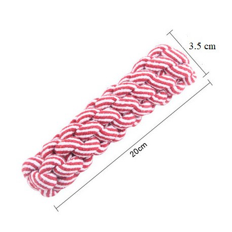 DÂY THỪNG BỆN ĐỒ CHƠI CHO THÚ CƯNG CHÓ MÈO Hình Trụ Dài 20cm - Pet shop Uytinpro