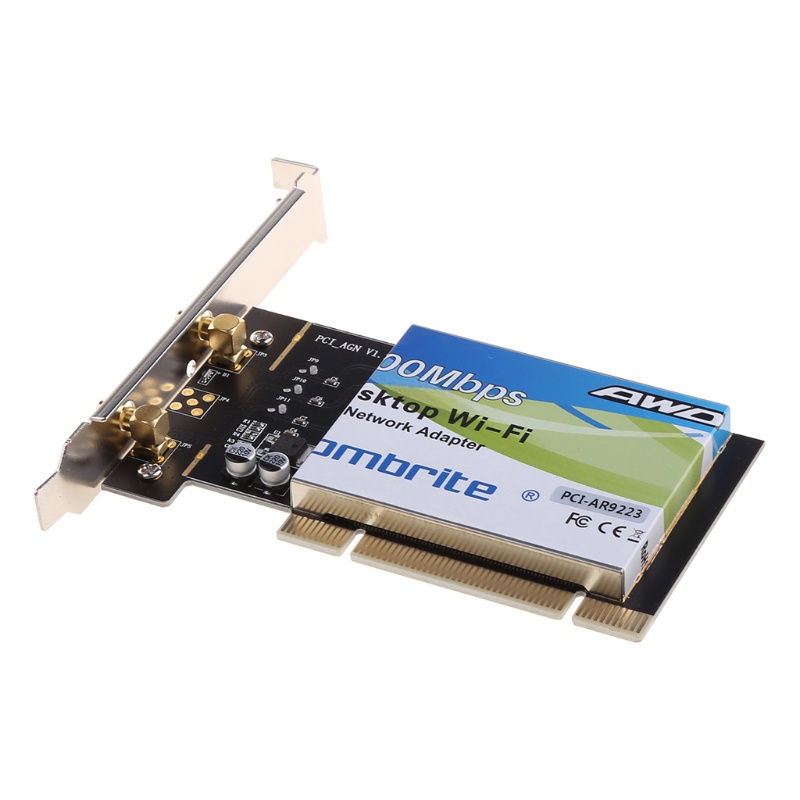 Ăng Ten Wifi Không Dây Hsv Ar9223 Pci 300m 802.11b / G / N Cho Laptop 6db