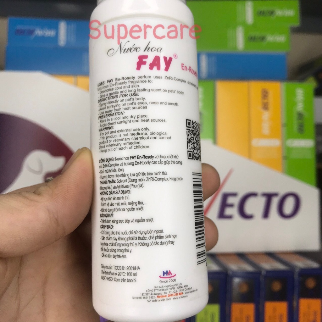 Nước Hoa Fay 90Ml Dành Cho Thú Cưng