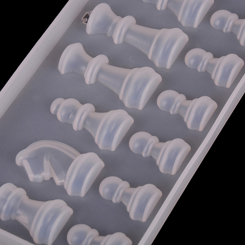 Khuôn silicone Làm Mặt Dây Chuyền Hình Quân Cờ Vua Quốc Tế
