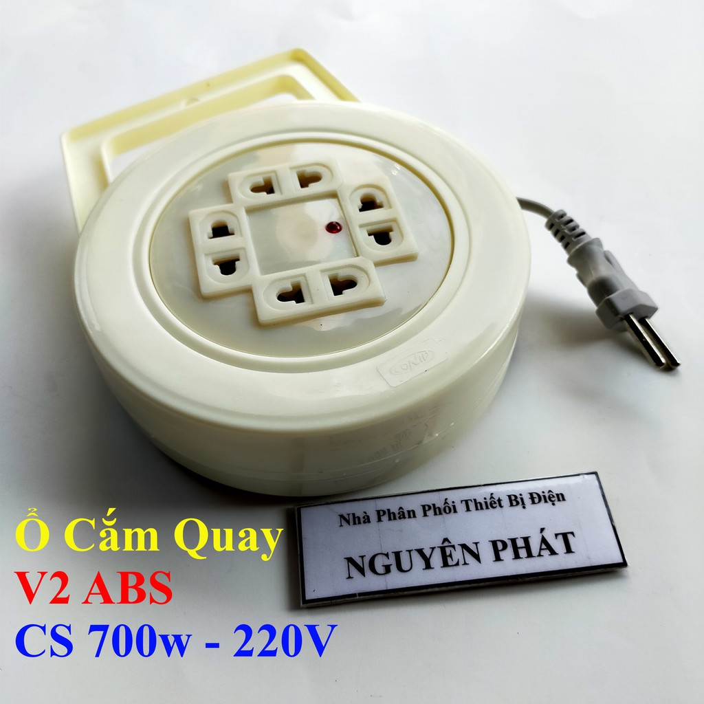 [CONIP] Ổ Cắm Quay V2 ABS CS 700w - 220V