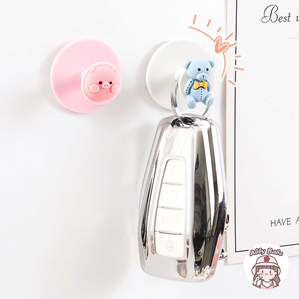 Giá Đỡ Cây Lau Nhà Đa Năng Dán Tường Hình Trái Cây/Động Vật Siêu Mạnh Cho Nhà Bếp/Phòng Tắm