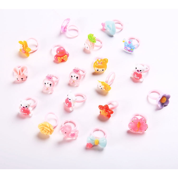 Nhẫn mini LUCKY BIG CAT kiểu dáng dễ thương dùng làm quà tặng cho bé gái