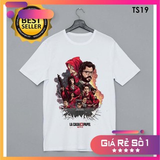 ÁO THUN PHIM MONEY HEIST - PHI VỤ TRIỆU ĐÔ CỰC HOT GIÁ RẺ