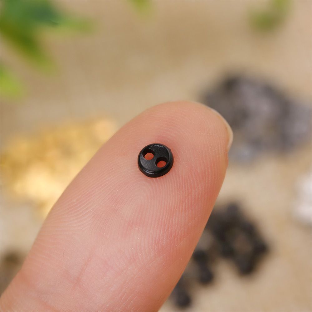 Set 20/40 nút áo kim loại mini hai lỗ dễ thương dùng may quần áo búp bê DIY