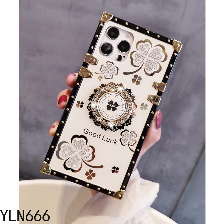 Ốp Điện Thoại Hình Vuông Có Nhẫn Đỡ Cho OPPO A96 A36 A76 A94 4G F19PRO A95 A55 A16 A93 A74 A72 A54 5G A53 A54S