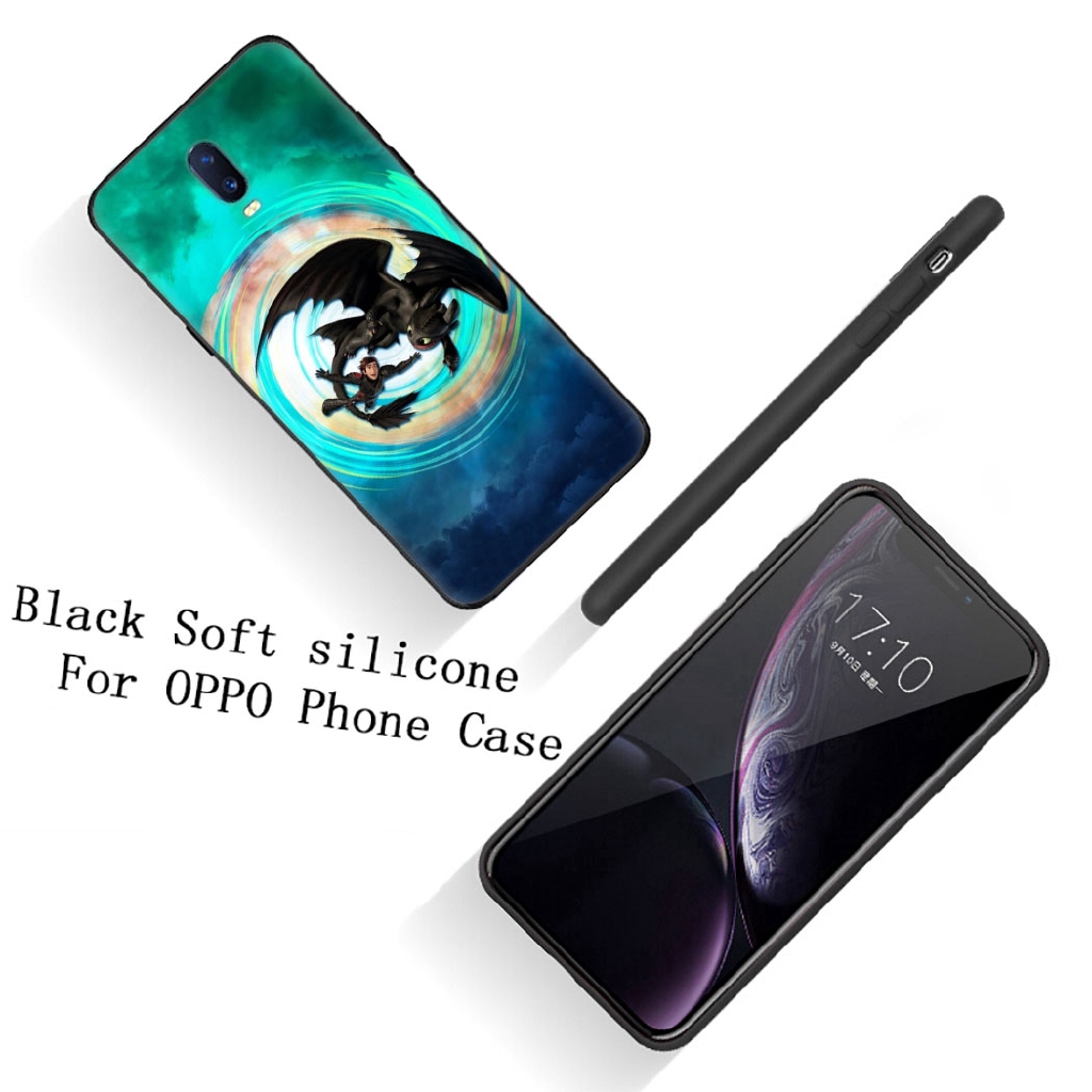 Ốp điện thoại silicon mềm hình Anime How to Train Your Dragon cho OPPO F11 R17 PRO F1PLUS A9 R9 R9S R15 A1K A5 A9 2020