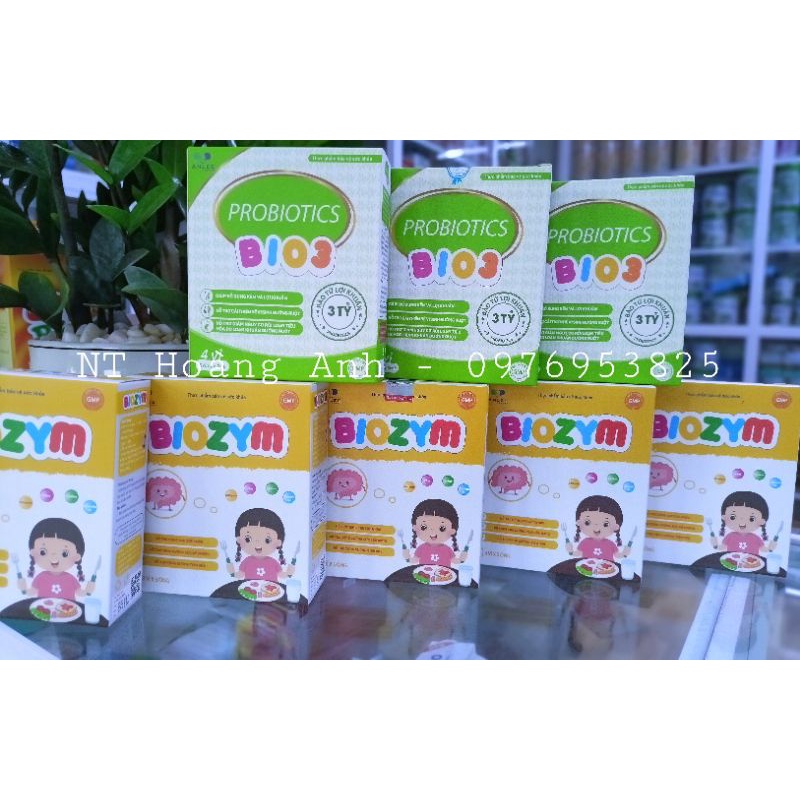 Bộ đôi Probiotics Bio3 và Biozym giúp bé ăn ngủ ngon tăng cân tăng đề kháng