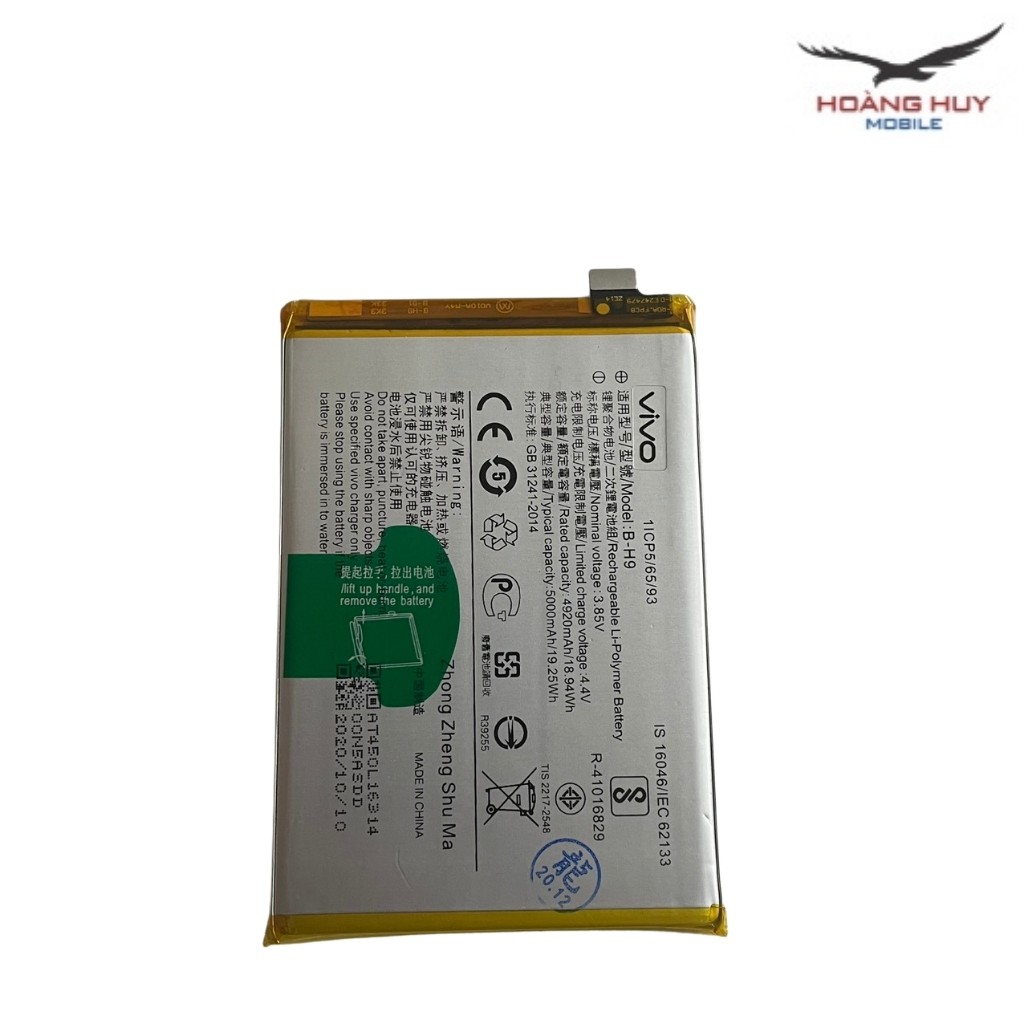 Pin Vivo Y19 / B-H9 Dung Lượng 5000mAh Hàng Zin Nhập Khẩu Bảo Hành 6 Tháng 1 Đổi 1