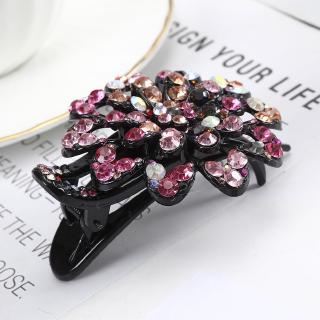 Kẹp tóc họa tiết hoa nhiều kiểu lựa chọn phong cách retro