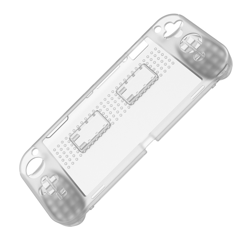 Vỏ Silicon Bảo Vệ Chống Bụi Màu Trắng Đen Cho Tay Cầm Chơi Game Switch OLED
