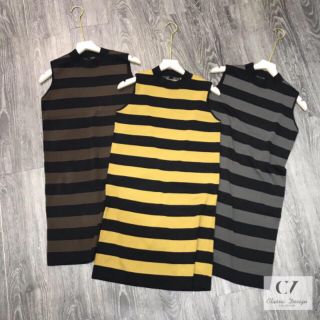 Combo váy len kẻ