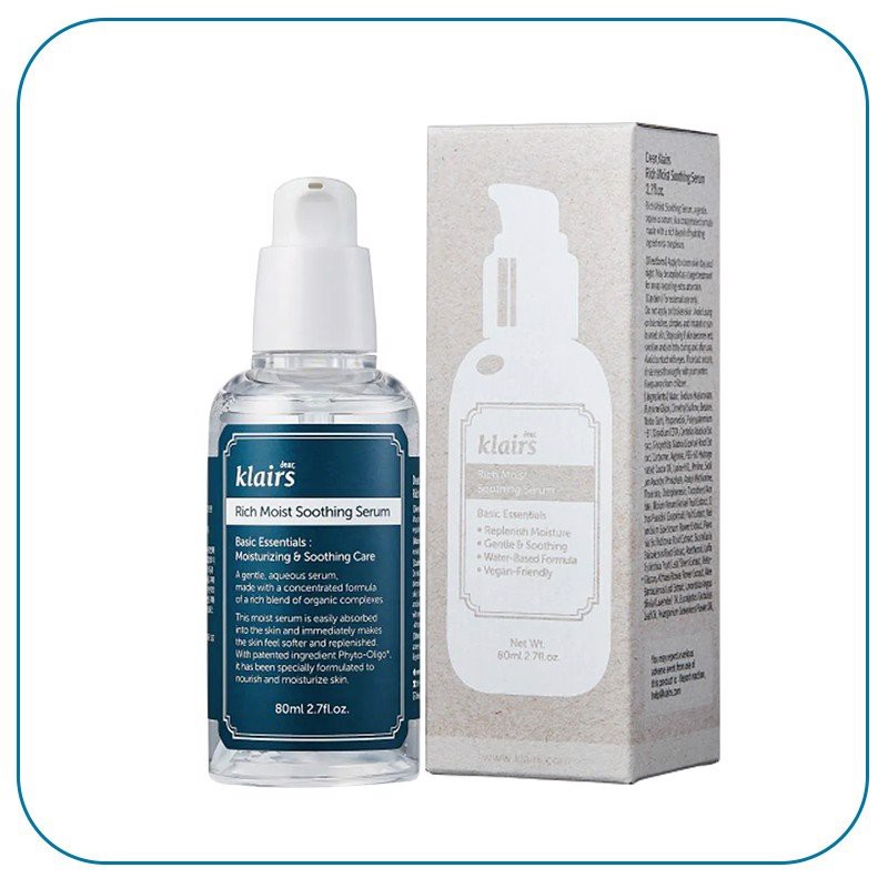NHÀ PHÂN PHỐI Tinh chất dưỡng da Dear Klairs Rich Moist Soothing Serum
