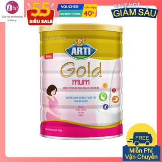 Sữa bột Arti Gold Mum - dành cho bà mẹ mang thai và cho con bú - 900g