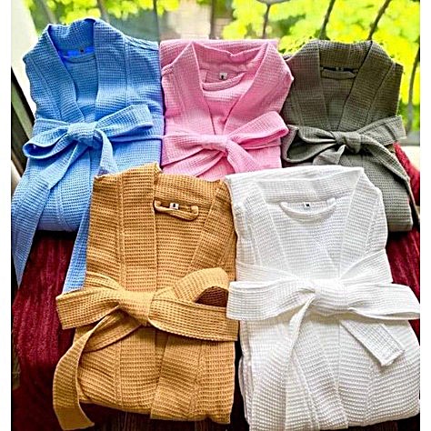 Áo Choàng Tắm Cao Cấp Hanoitex 100% Cotton Thêu Logo Theo Yêu Cầu