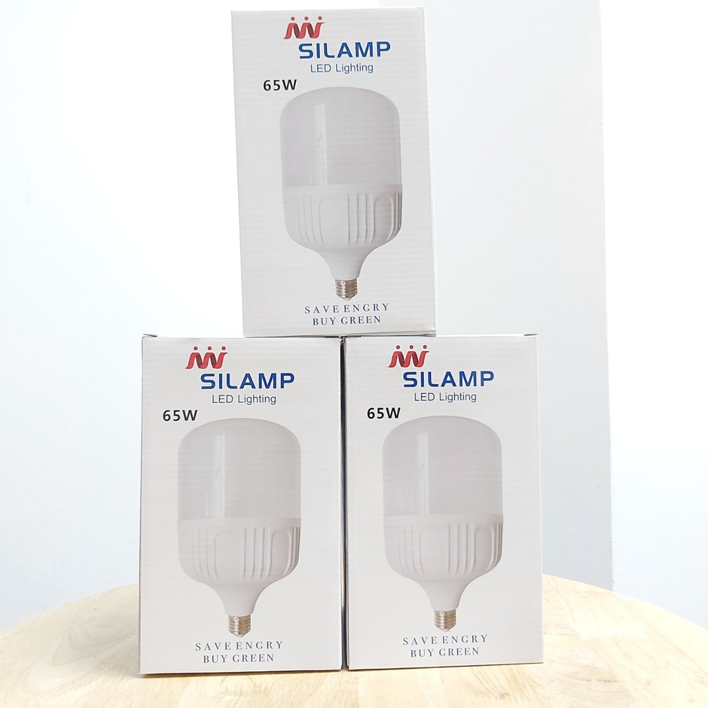 COMBO 03 BÓNG ĐÈN LED 65W E27 BÚP LED 65W E27 SILAMP