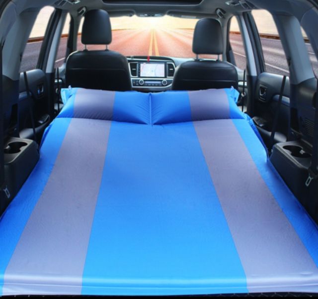 Đệm xe hơi Tự bơm 190cm x 130 cm xe SUV, MPV dày 5 cm