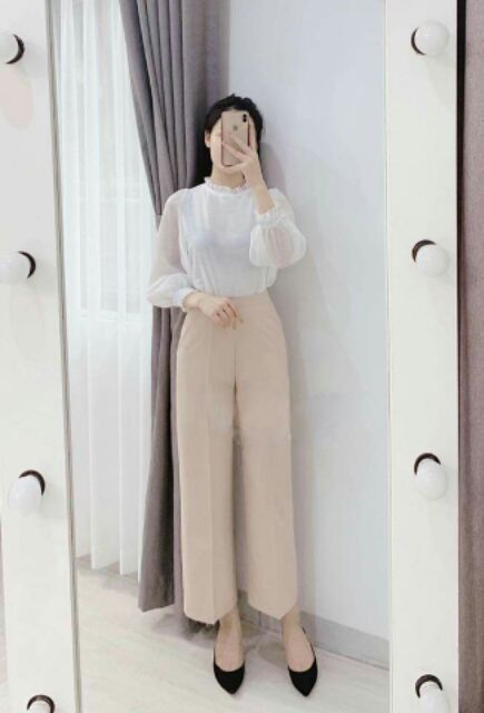 Quần ống Suông Dài Dây Kéo Bên Hông | BigBuy360 - bigbuy360.vn