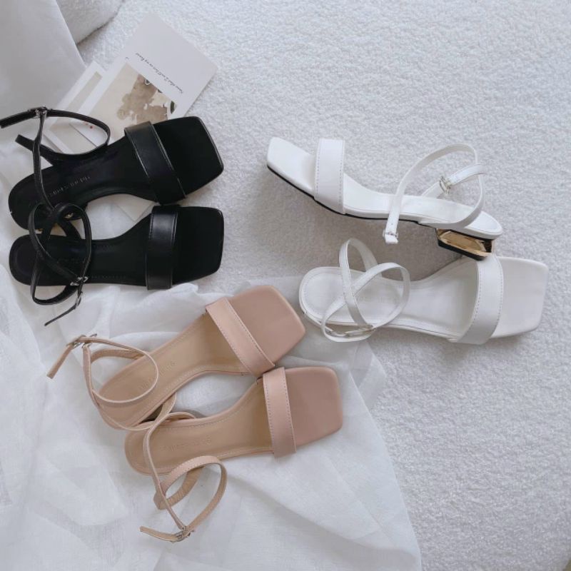 Sandal bigsize bảng 2p gót mạ vàng size 35-45