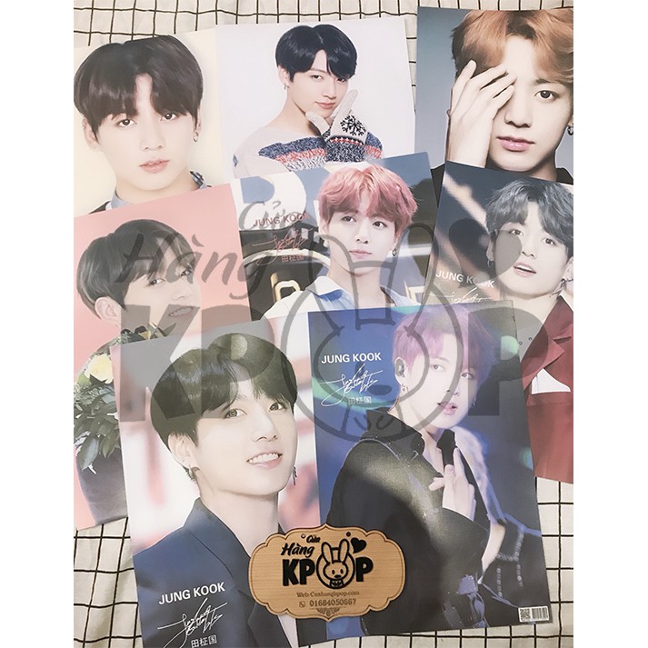 Poster BTS Answer 8 tấm A3 ( nhiều mẫu )