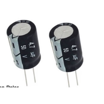 Tụ 4,7uf 50v 5x11mm tụ hóa 4,7uf 50v