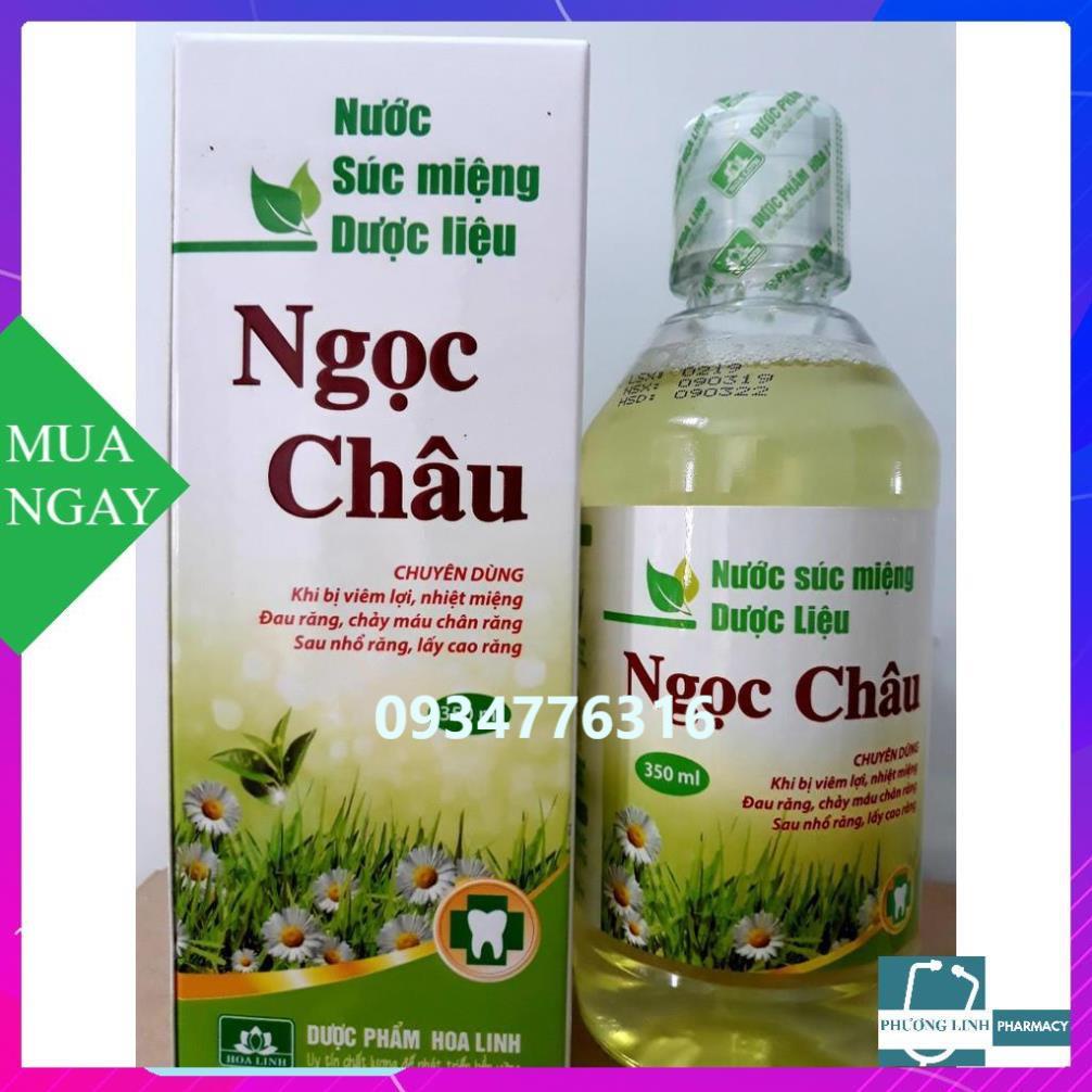 Nước Súc Miệng Ngọc Châu Chai 350ml