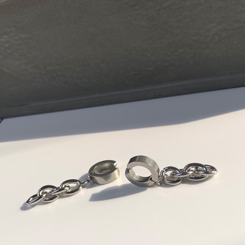 Bông Tai Dạng Kẹp Không Cần Xỏ Lỗ Phong Cách hip hop Thời Trang Cao Cấp