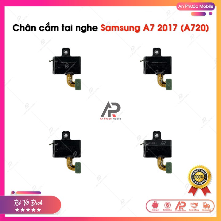 Chân Cắm Tai Nghe Samsung A720 / A7 2017 - Lỗ Jack Cắm Tai Nghe 3.5mm Điện Thoại Samsung Galaxy Zin Bóc Máy