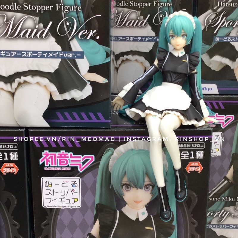 [FURYU] Mô hình chính hãng Hatsune Miku - Noodle Stopper Figure -Sporty Maid Ver.-