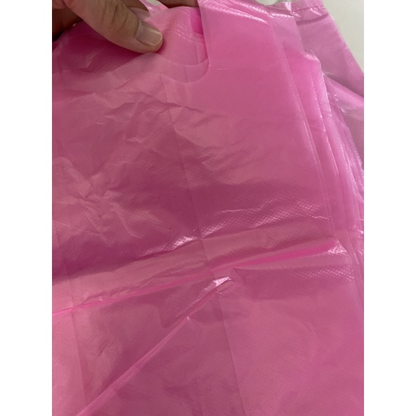 [Túi xốp giá rẻ] Túi xốp hồng gai đựng được 2kg dày dặn - Túi xốp gai hai quai - Túi gói hàng