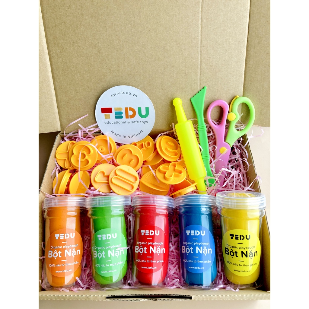 Combo bột nặn đất nặn Tedu quà tặng 199-03